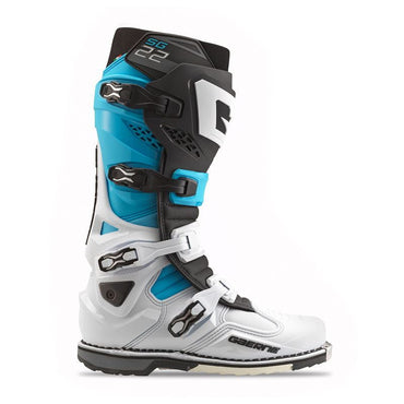 Gaerne 2025 MX Boots SG22 White Black Blue