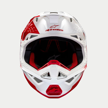 Alpinestars 2026 Supertech SM10 Unite Red White Motocross Helmet
