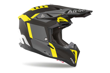 Airoh Helmet 2024 Aviator 3 Glory Yellow Matt HPC Carbon