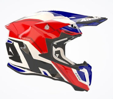Airoh Helmet Twist 2.0 Shaken Blue Gloss