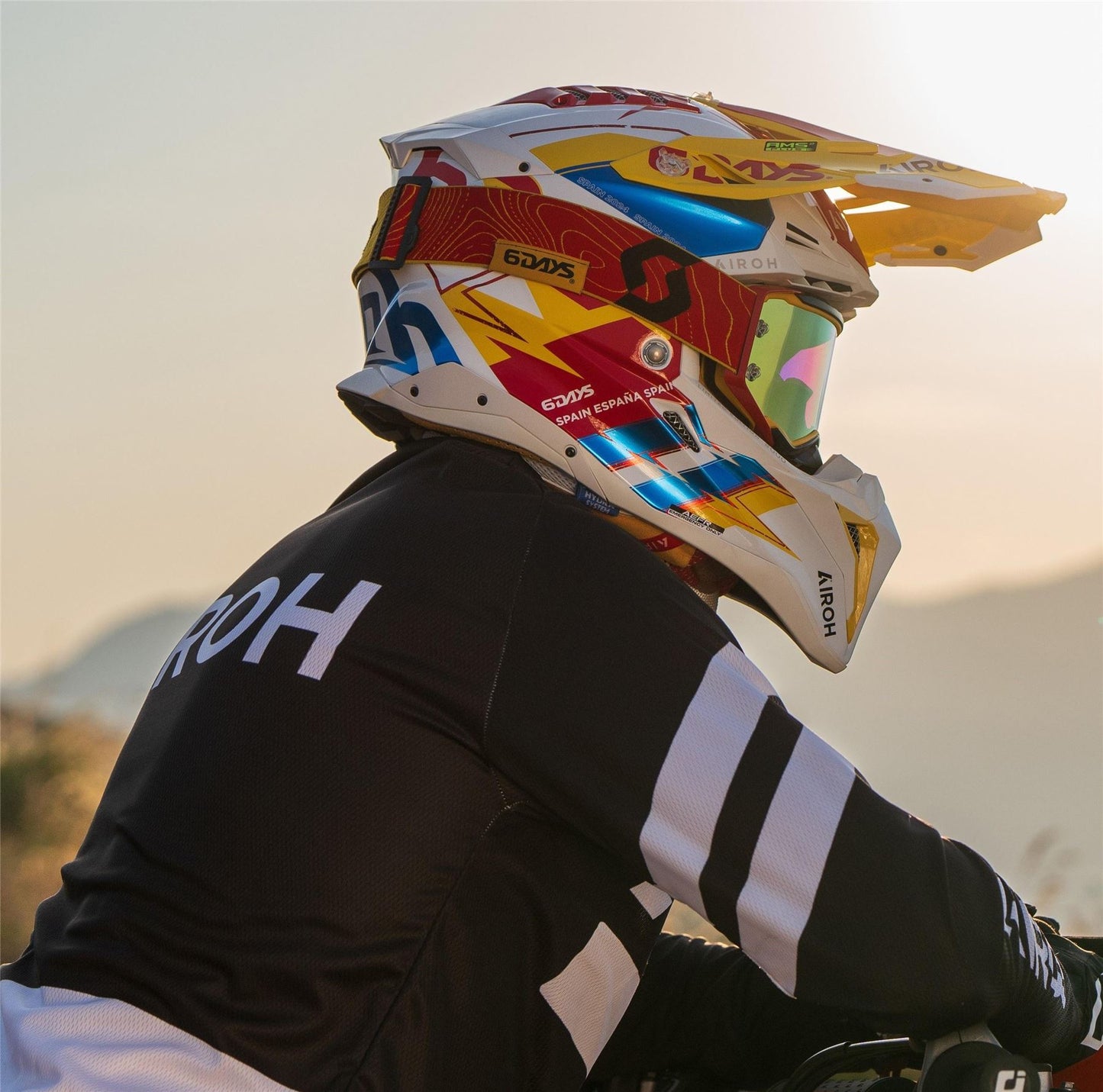 Airoh 2024 Helmet Aviator 3 Six Days Spain Limited Edition