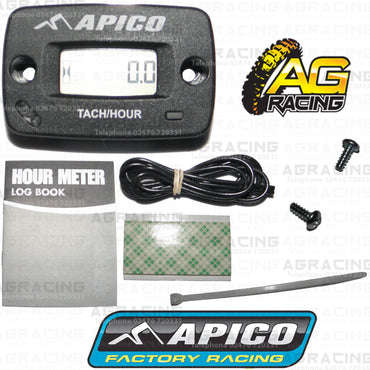 Apico Hour Meter Tachmeter RPM Without Bracket Motocross Enduro Motorcycle ATV