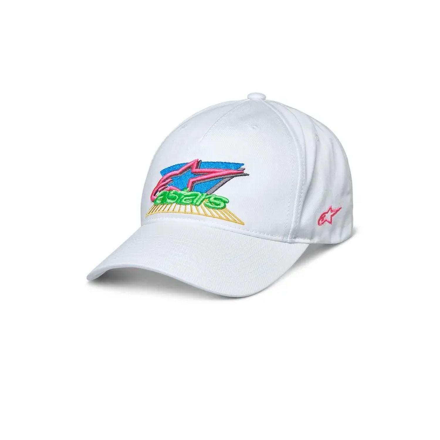 Alpinestars Vivid Curved Snapback Cap White