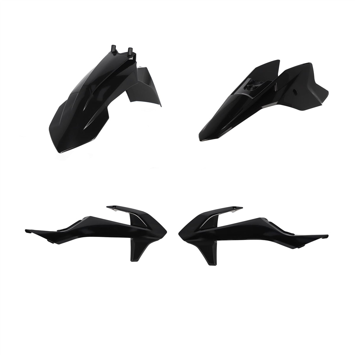 Acerbis Plastic Kit Black For KTM SX-E 3 2023-2024