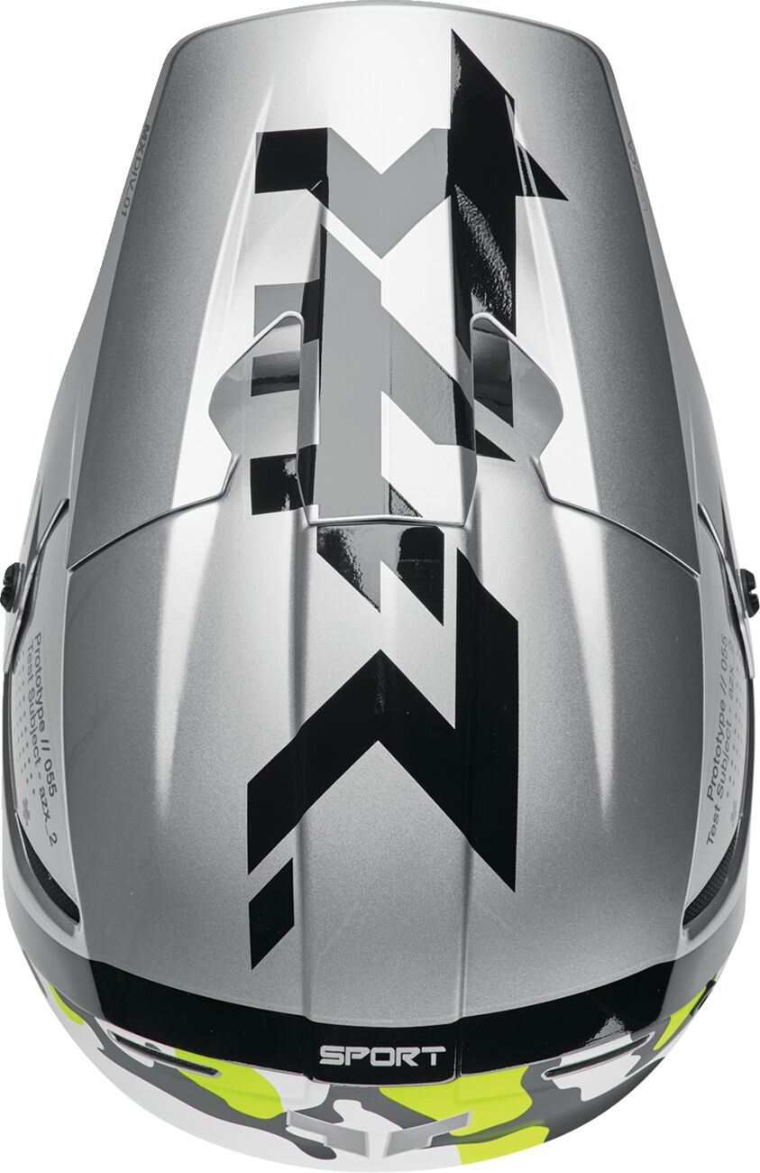 Thor MX Spring 2026 Helmet Reflex Sport Riot Grey Acid
