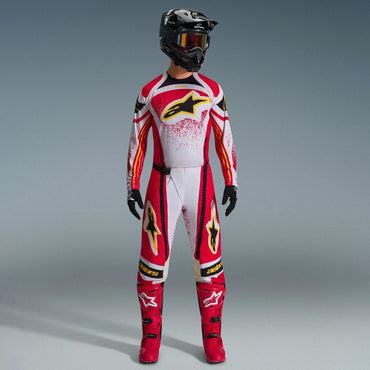 Alpinestars 2026 Techstar Nomur Motocross Combo Kit Light Grey Red Black