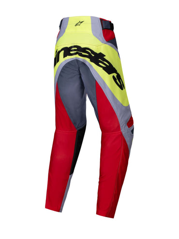 Alpinestars 2025 Racer Melt Youth Motocross Pants Bright Red Grey