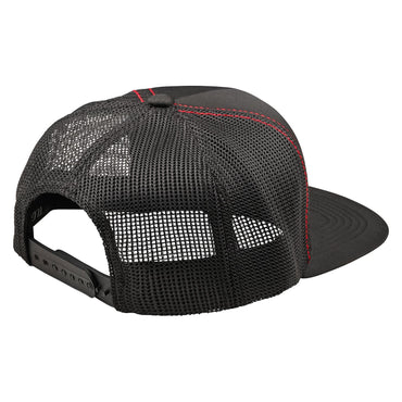 Troy Lee Designs Spring 2025 MX Carb Trucker Snapback Cap Black