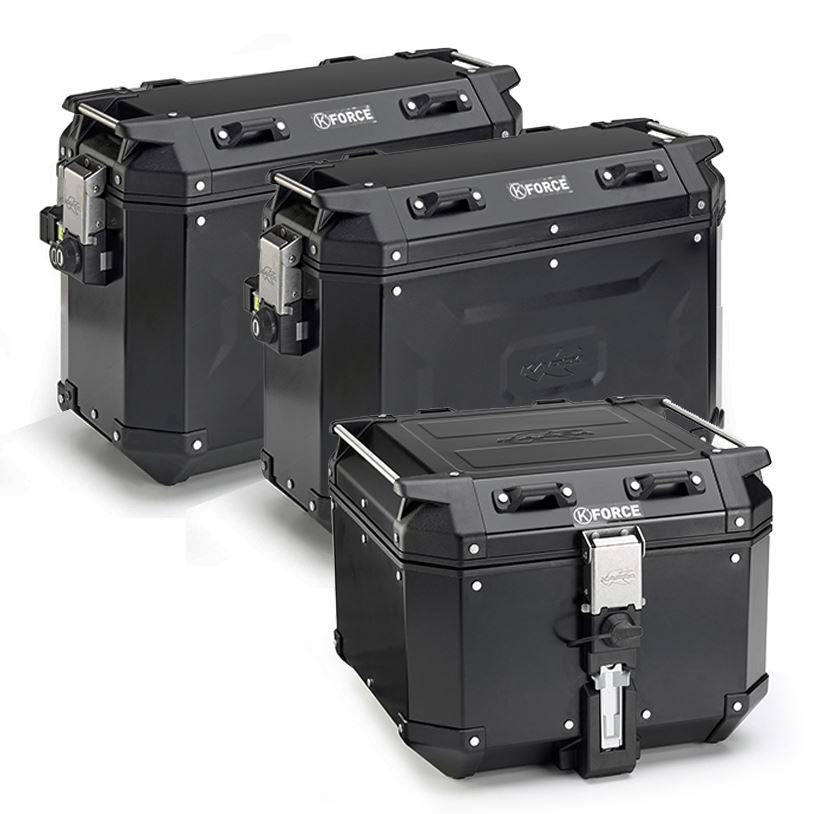 Kappa Bike Luggage K’FORCE MONOKEY Panniers Kit Black For HONDA CRF1000L Africa Twin 2016-2017