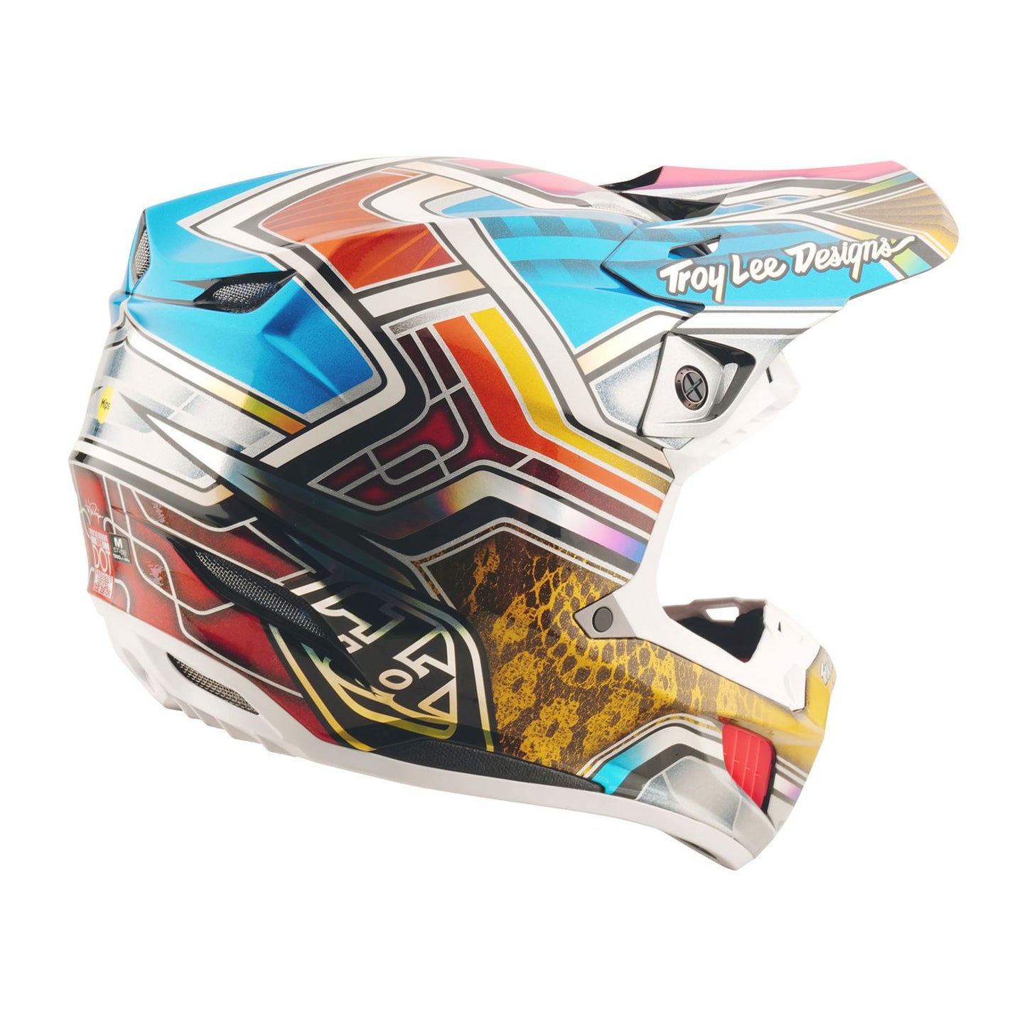 Troy Lee 2026 Motocross Helmet SE5 Carbon Lowrider Silver