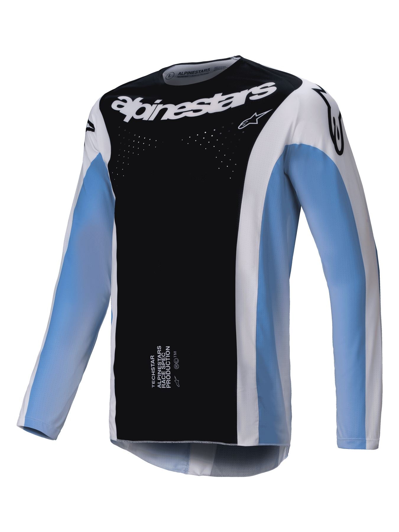 Alpinestars 2025 Techstar Melt Motocross Jersey Black Blue