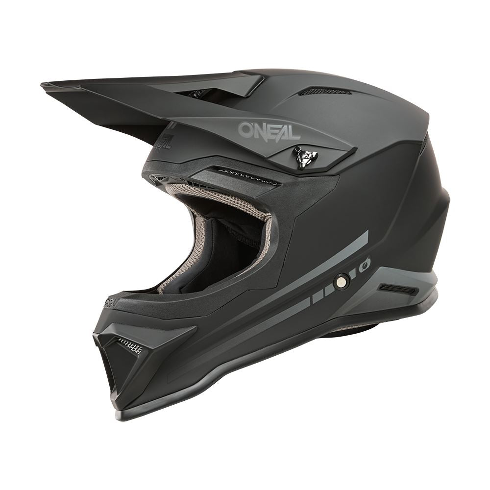 O'Neal 2025 Motocross Helmet 1SRS Youth Solid Black