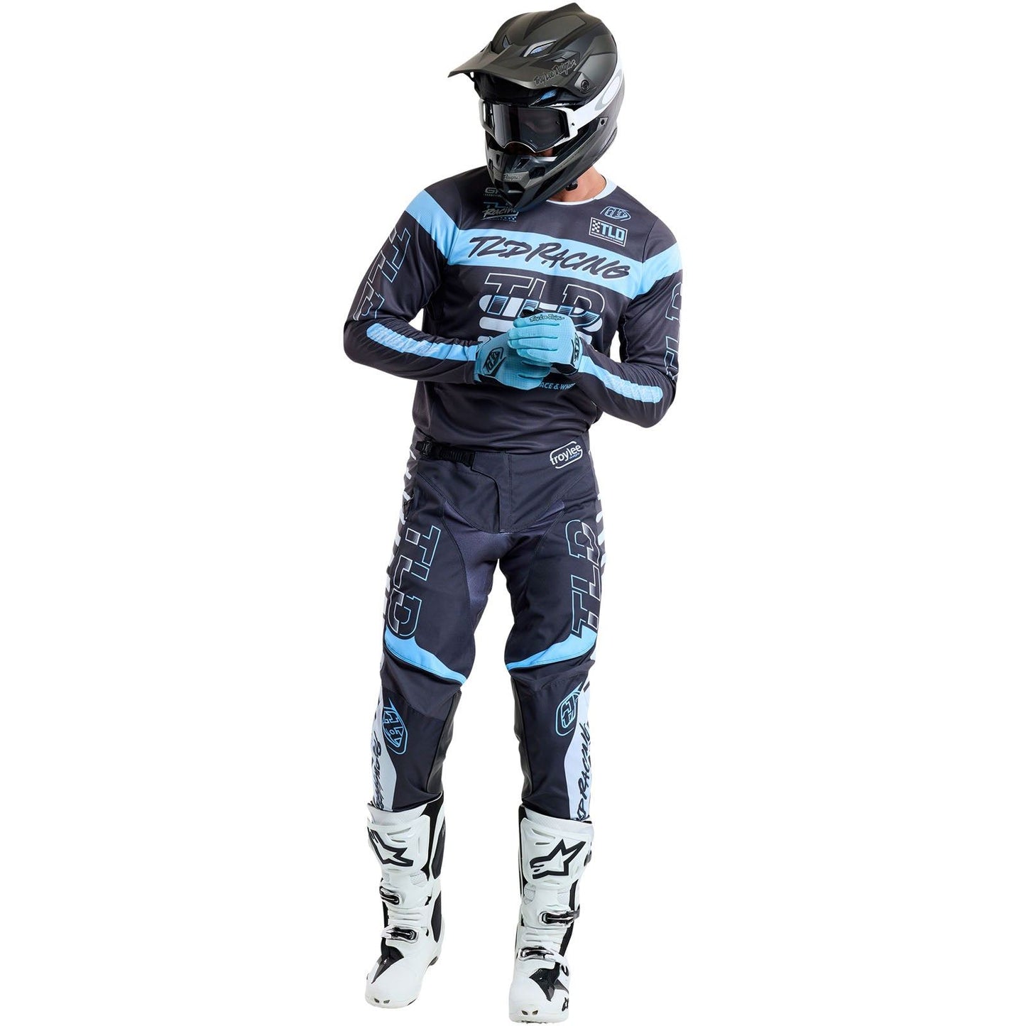 Troy Lee Designs Spring 2025 MX Combo Kit GP PRO Fifty-50 Charcoal Smoke