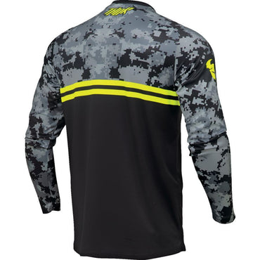 Thor 2025 Youth Sector Digi Camo Black Motocross Jersey