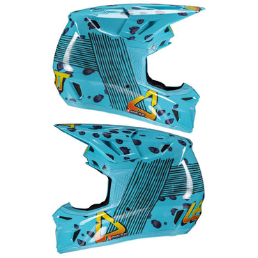 Leatt 2025 Composite Motocross Helmet V25 8.5 Cheetah With 5.5 Goggles