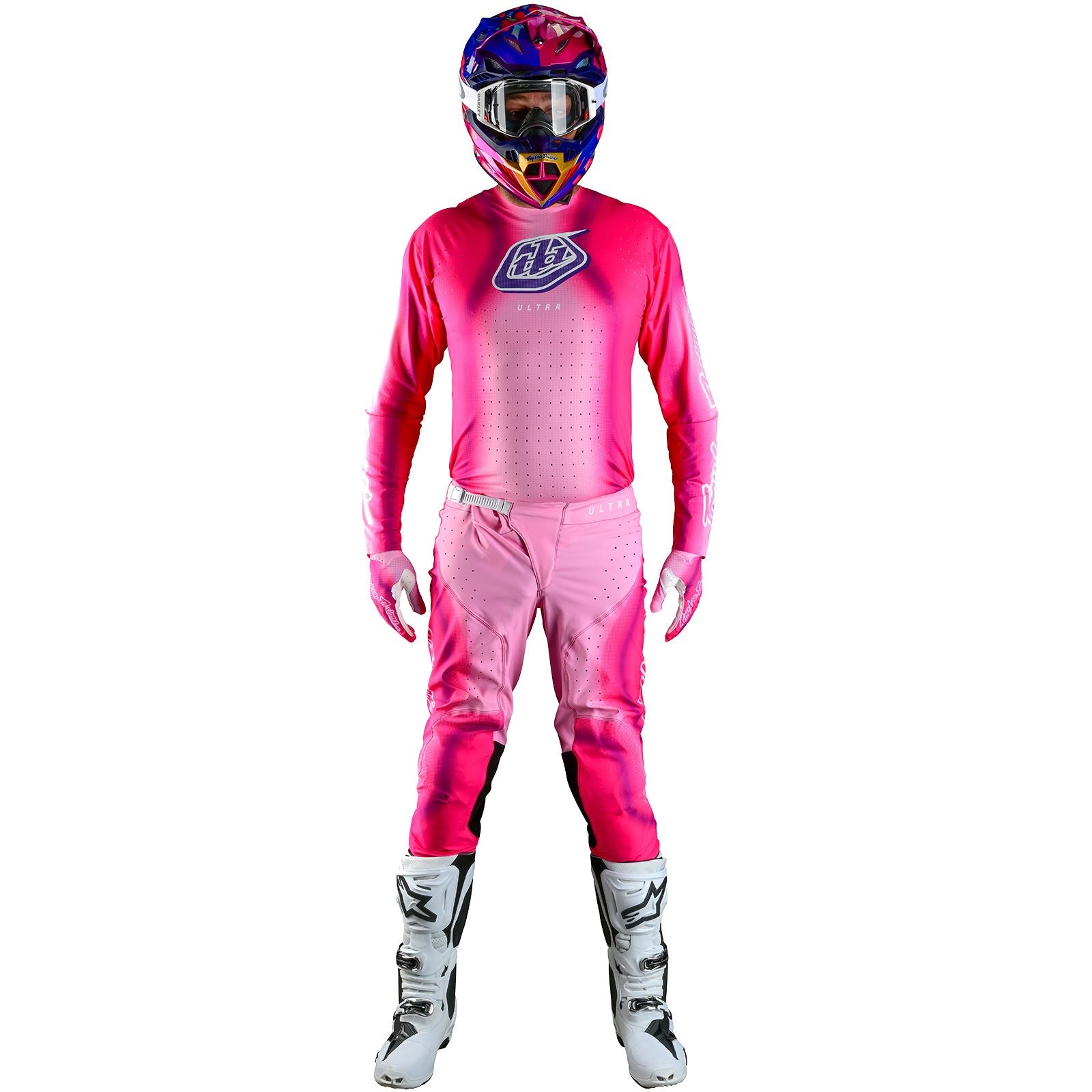 Troy Lee Designs 2025 Motocross Combo Kit SE Ultra Blurr Pink
