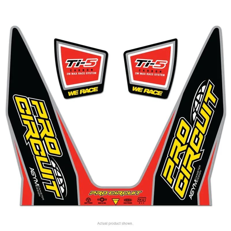 Pro Circuit Ti-5 Exhaust Decal Kit