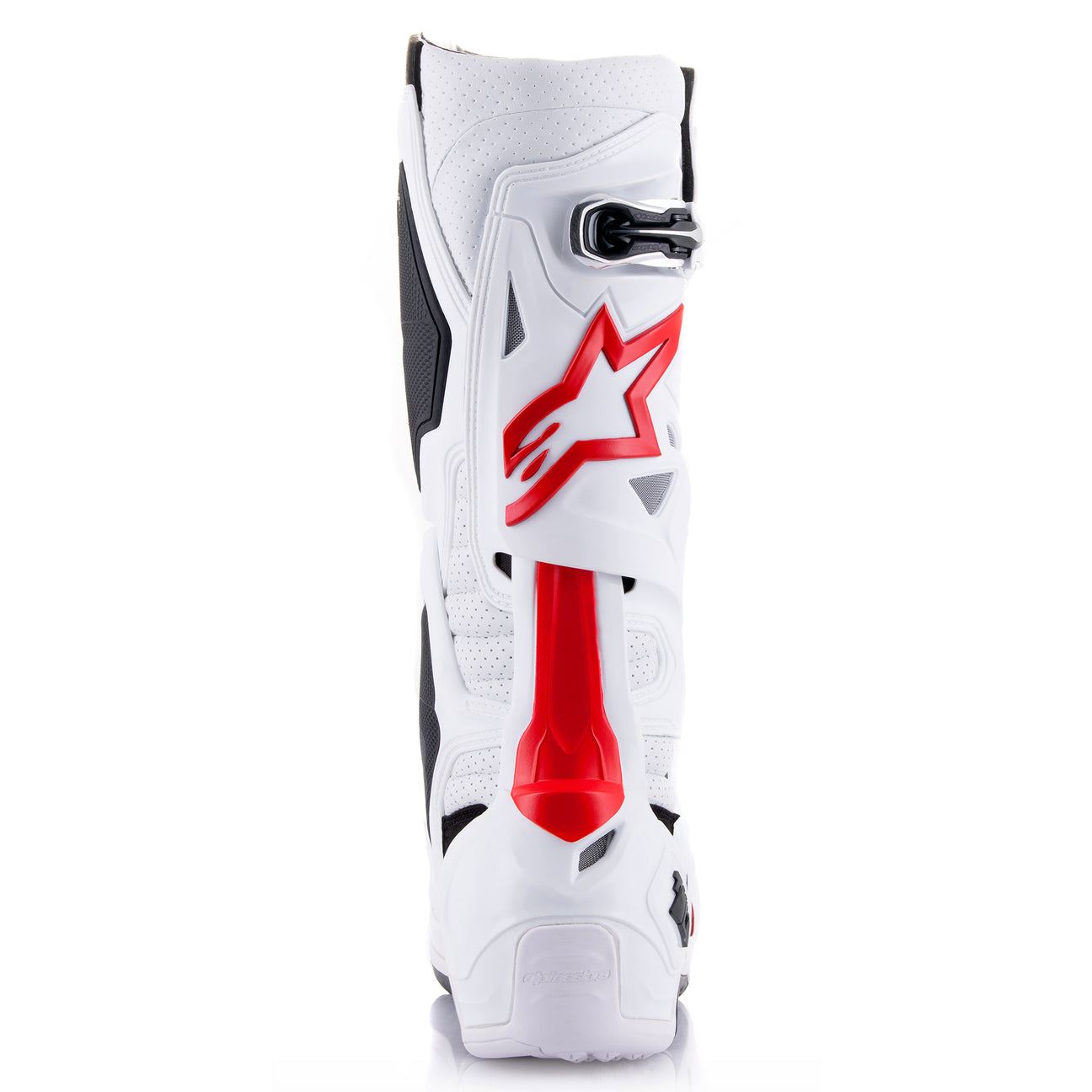 Alpinestars 2025 Tech 10 Supervented Motocross Boots White Bright Red