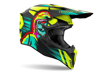 Airoh Helmet 2024 Wraaap Cyber Yellow Matt