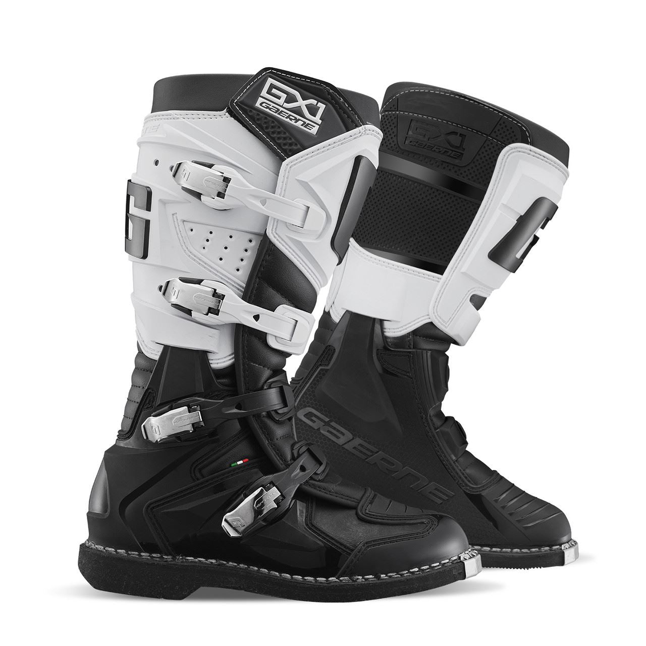 Gaerne GX1 Motocross Boots White Black