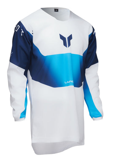 Thor 2026 Motocross Jersey Youth Launchmode Storm White