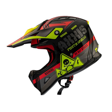 Axxis 2024 Wolverine B5 Gloss Red MX Kids Helmet