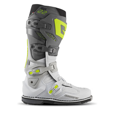 Gaerne SG22 Motocross Boots Anthracite White