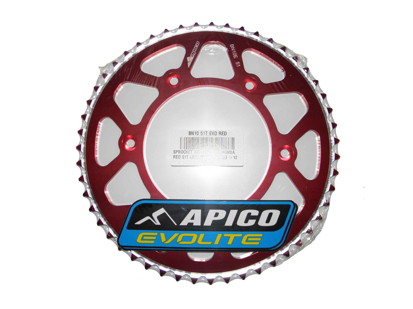 Apico Evolite Red Rear Sprocket For Honda XR 650R 1993-2021