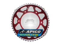 Apico Evolite Red Rear Sprocket For Honda CRF 250RX 2019-2024
