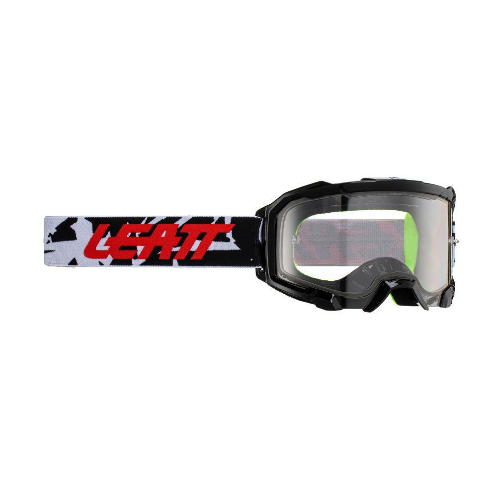 Leatt 2024 Goggles Velocity 4.5 Zebra - Clear Lens