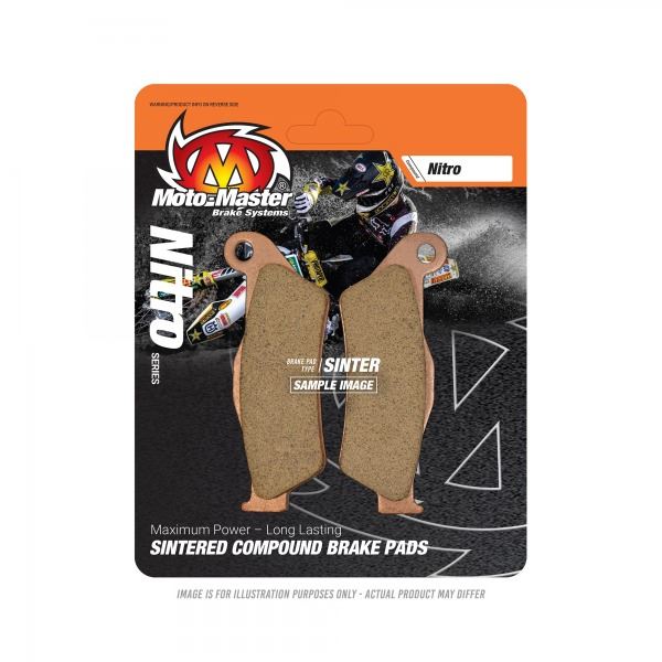 Moto-Master Front Left Nitro Sintered Brake Pads For Yamaha YZ 250 2022-2026