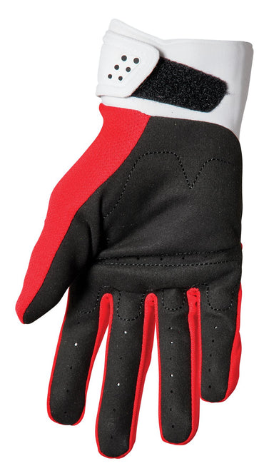 Thor 2025 Motocross Gloves Spectrum Red White