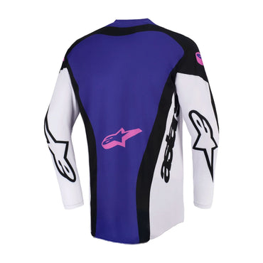 Alpinestars 2026 Techstar Knif Motocross Jersey Black Light Grey Purple