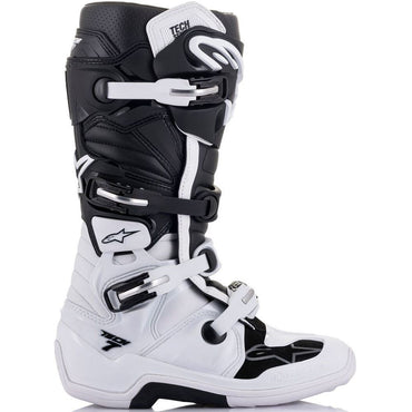 Alpinestars Tech 7 Motocross Boots White Black