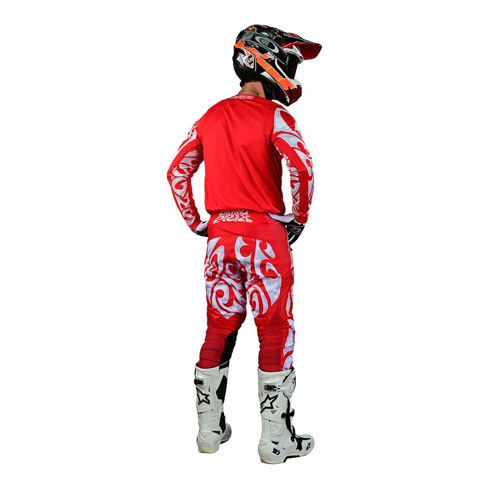 Troy Lee Designs 2024 Motocross Combo Kit GP Pro Hazy Friday Red White