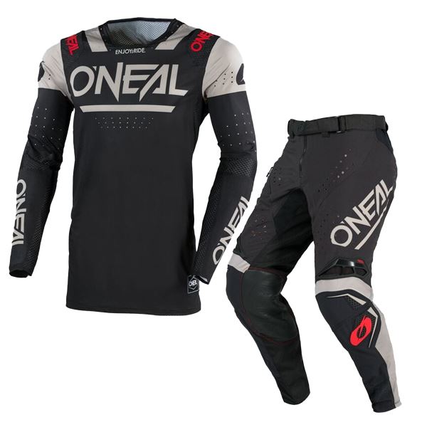 O'Neal 2025 Motocross Combo Kit Prodigy Five Four Black Grey