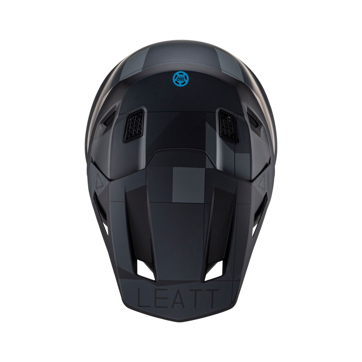 Leatt 2023 Helmet Moto 7.5 V23 Stealth with 4.5 Goggles & Helmet Bag