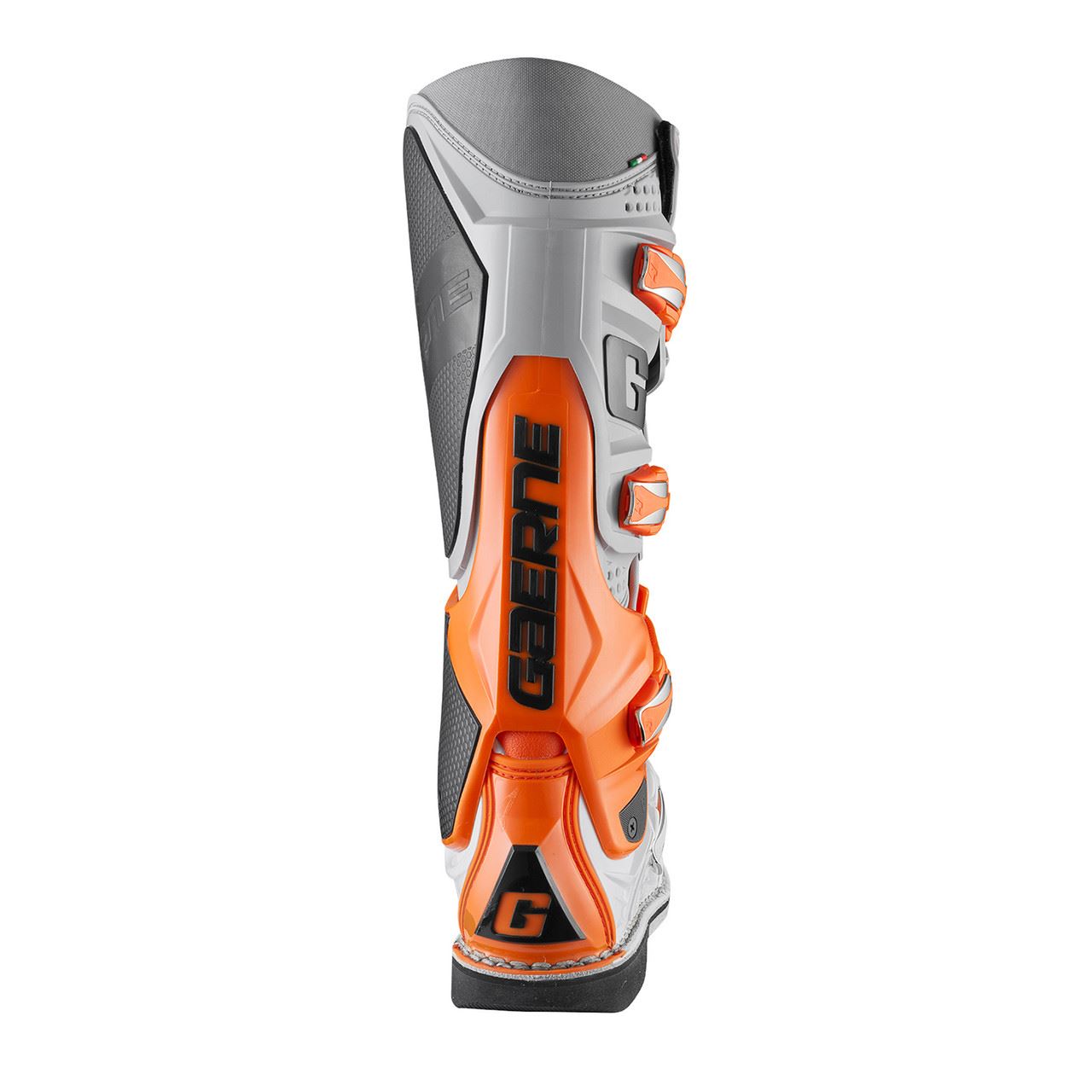 Gaerne SG12 Motocross Boots Orange Grey White