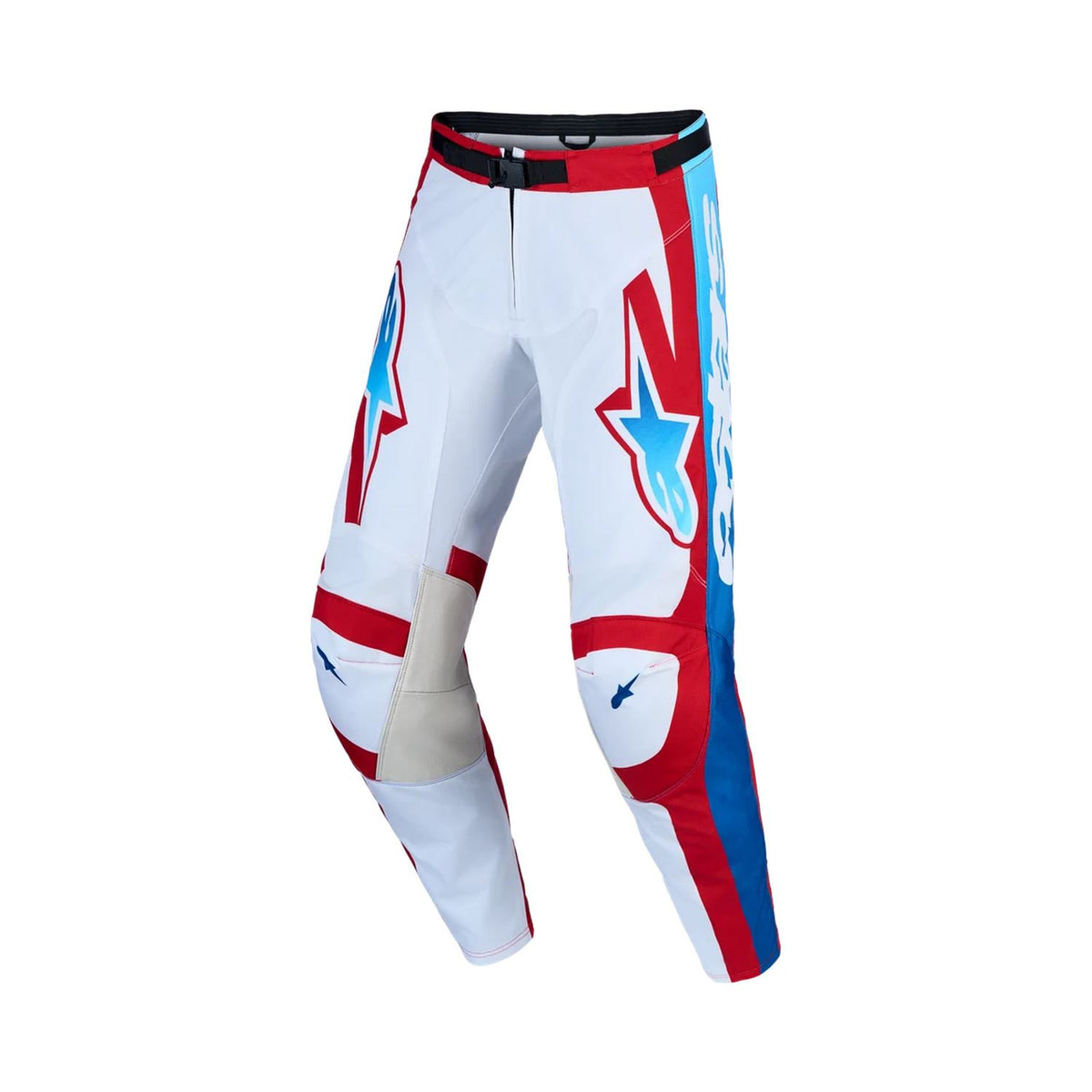 Alpinestars 2027 Racer Hunt MX Combo Kit White Fire Red Ucla Blue