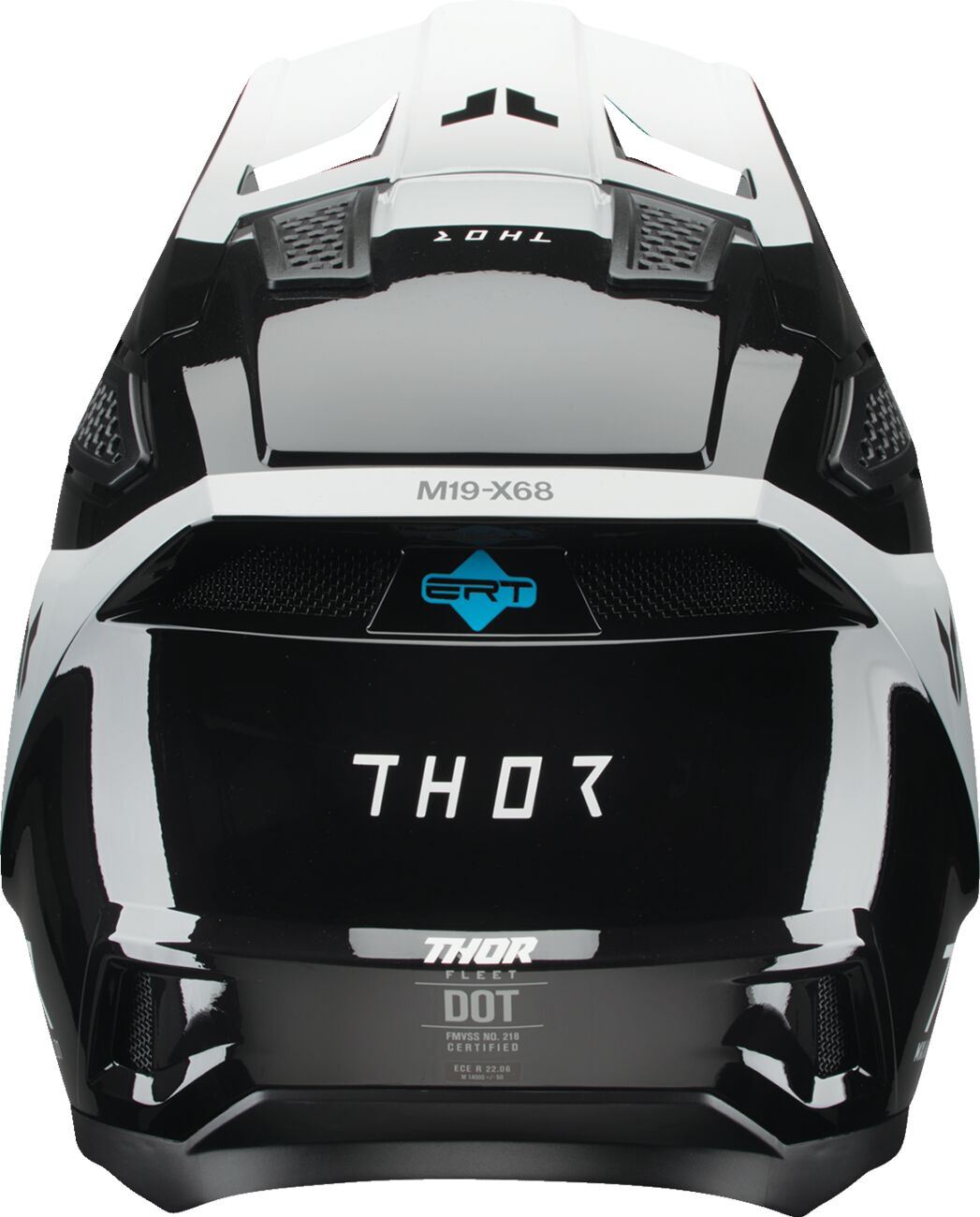 Thor MX Spring 2025 Helmet Fleet Storm Black White