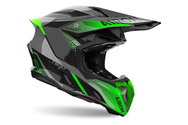 Airoh Helmet 2024 Twist 3 Shard Green Gloss
