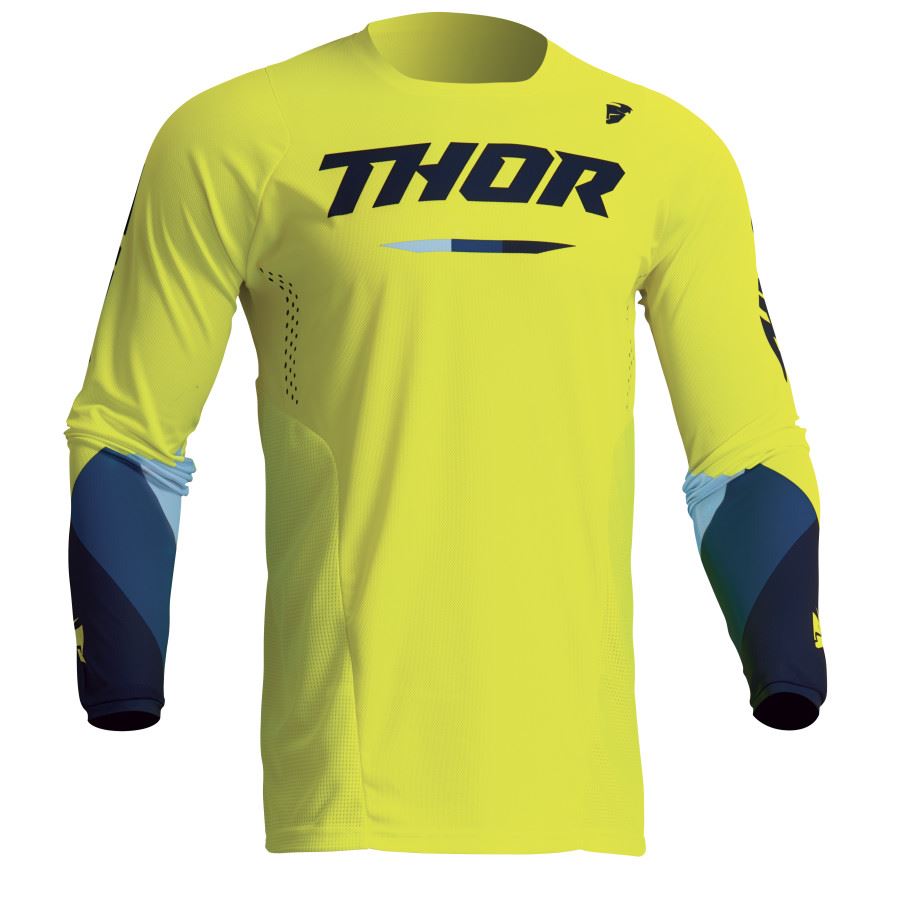 Thor Youth Pulse Tactic Acid Yellow Motocross Jersey CLEARANCE