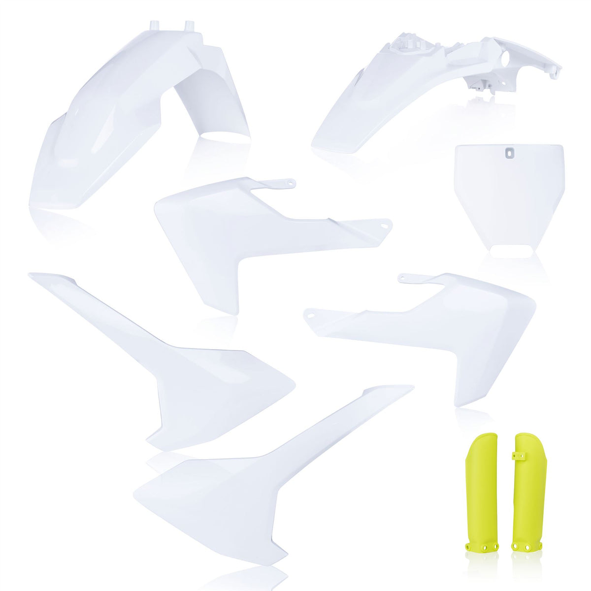 Acerbis Radiator Rad Scoops Metallic Grey For Husqvarna FX 450 2020-2022