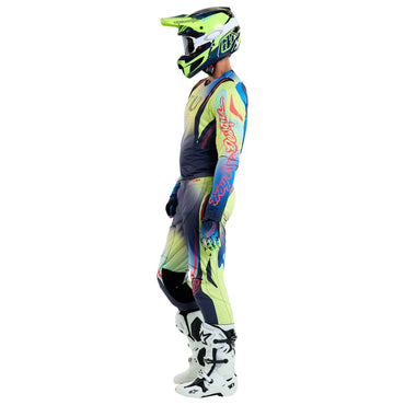 Troy Lee Designs Spring 2025 MX Combo Kit SE ULTRA Drip Glo Yellow Dark Navy