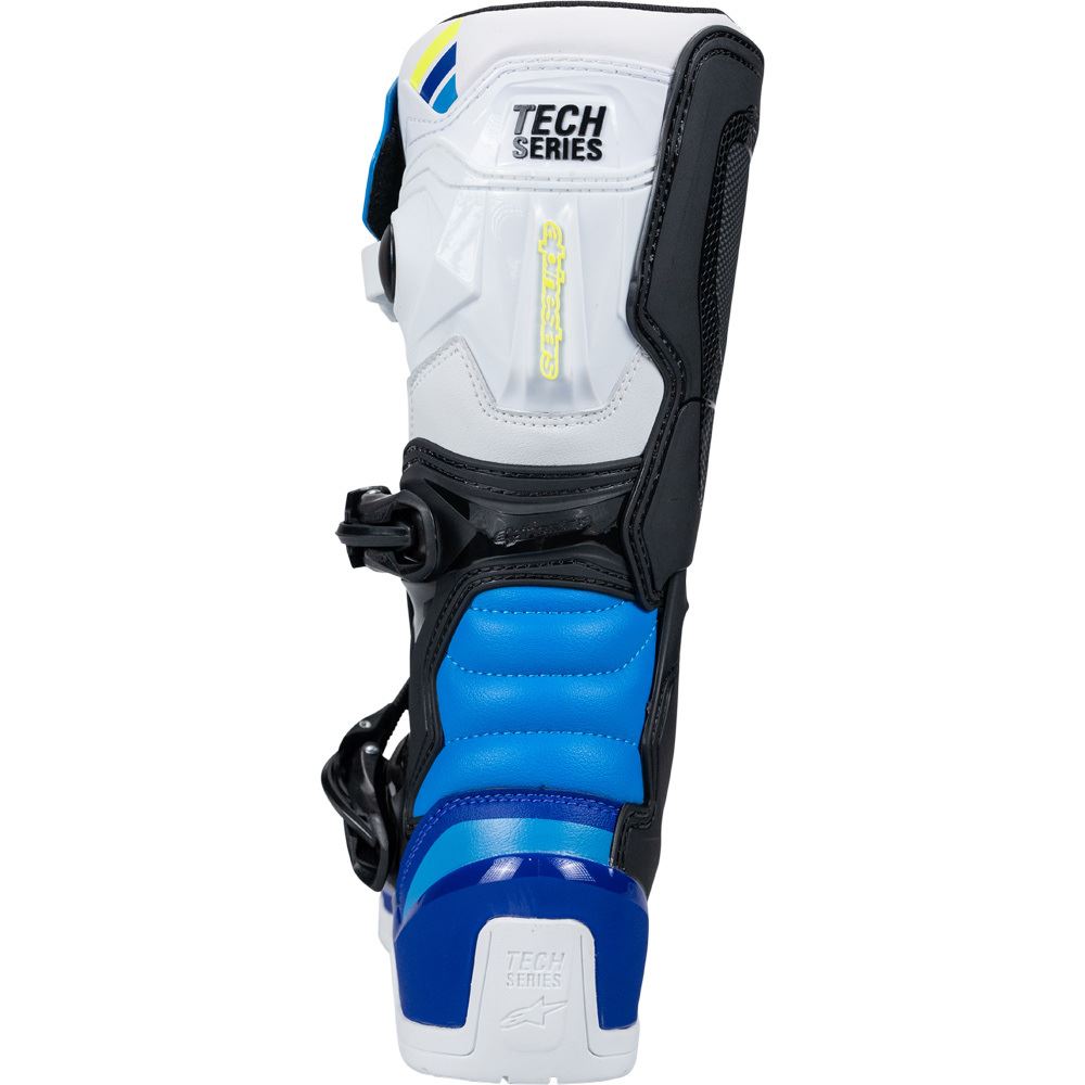 Alpinestars 2026 Tech 3S Youth Motocross Boots White Black Enamel Blue