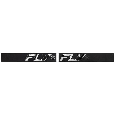 Fly Racing 2025 Zone Youth Motocross Goggles Black Black Blue Mirror Smoke Lens