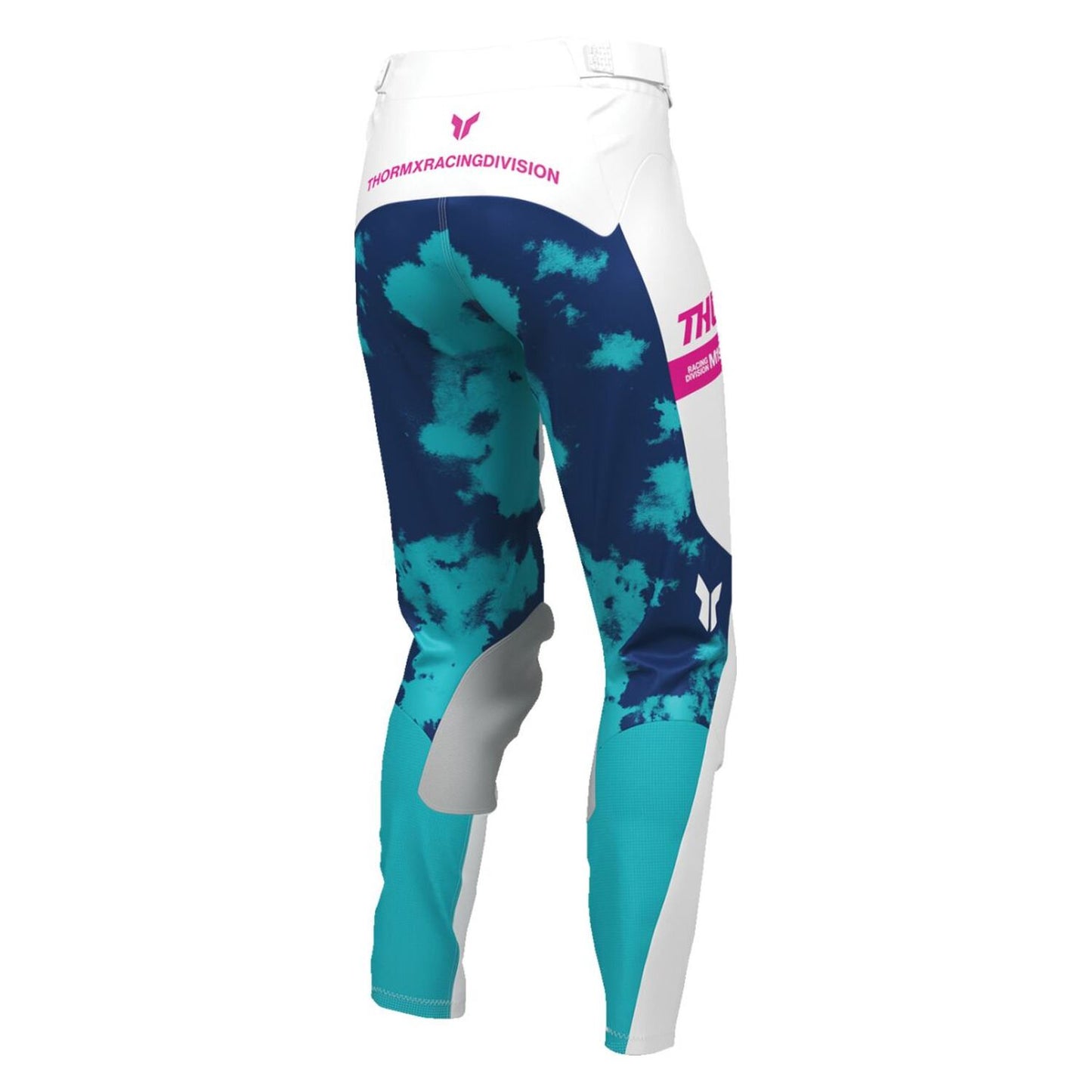 Thor 2026 Womens Launchmode Bleach White Aqua MX Pants