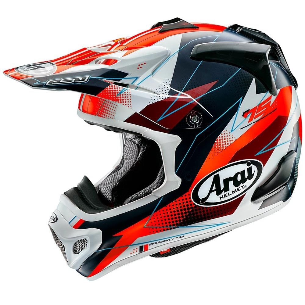 Arai MX-V Motocross Helmet Resolute Red