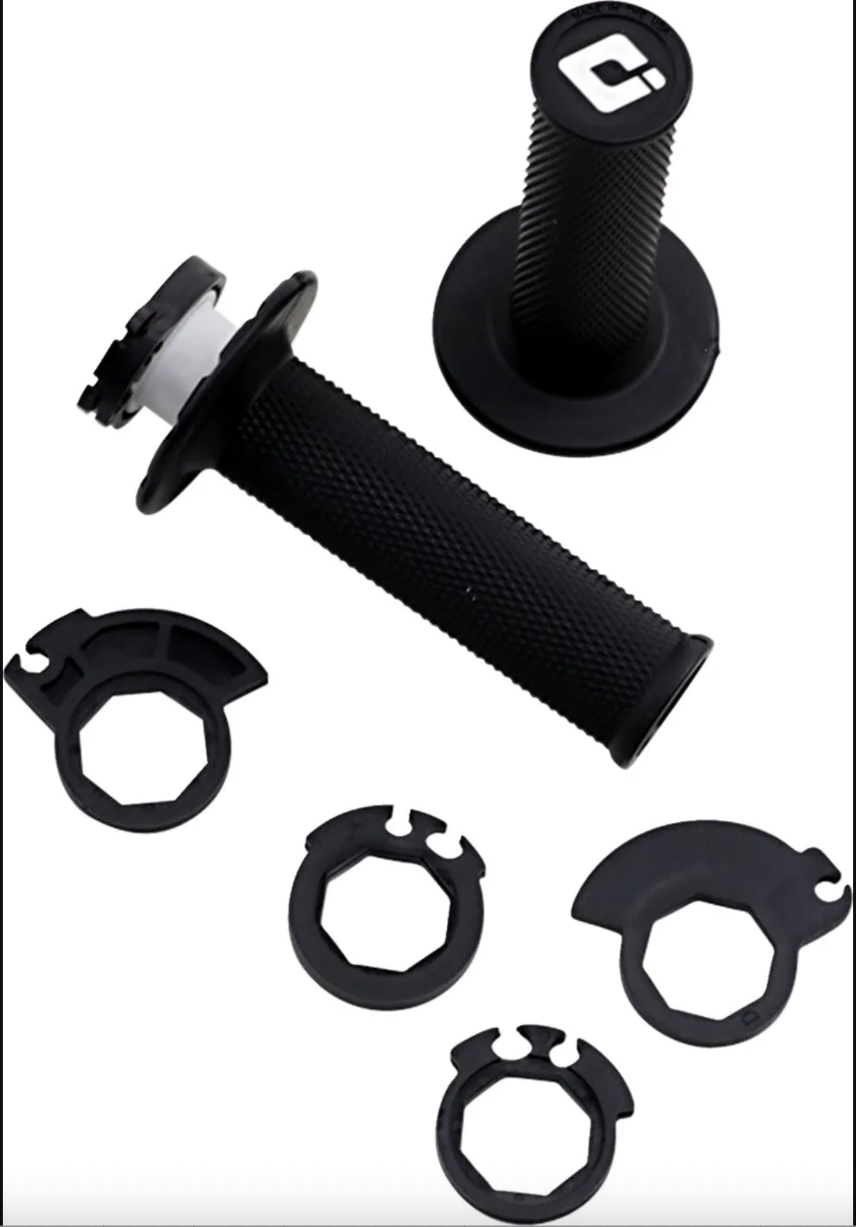 ODI MX V2 Lock-On Grip No Waffle Black For Beta RR 300 2013-2025 Carbureted