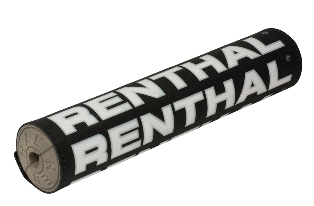 Renthal Supercross Bar Pad 10 inch/240mm Vintage Black Silver White